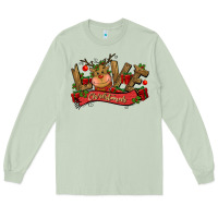 Matcha love christmas reindeer Long Sleeve Tee - CowGirlArtShop