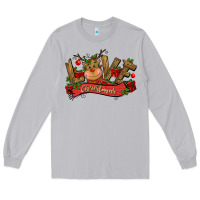 Moon Dust love christmas reindeer Long Sleeve Tee - CowGirlArtShop