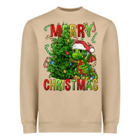 Mushroom merry christmas dragon Heavyweight Sweatshirt - FaDigitalArtStudio