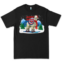 Black fleece navidad alpaca mountains Premium Tee - LillyAllenDesigns