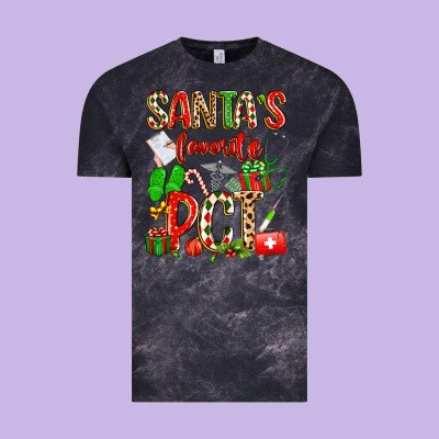 Santa's Favorite Pct Vintage Tee Designed By Texasbilliewilder