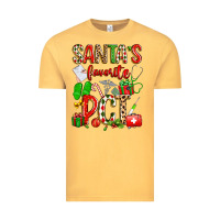 Vintage Mustard santa's favorite pct Vintage Tee - texasbilliewilder