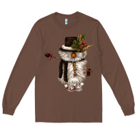 Chestnut snowman gnome Long Sleeve Tee - CowGirlArtShop