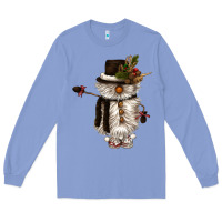 Colony Blue snowman gnome Long Sleeve Tee - CowGirlArtShop