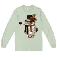Matcha snowman gnome Long Sleeve Tee - CowGirlArtShop