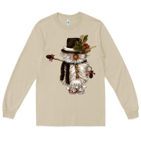 Mushroom snowman gnome Long Sleeve Tee - CowGirlArtShop