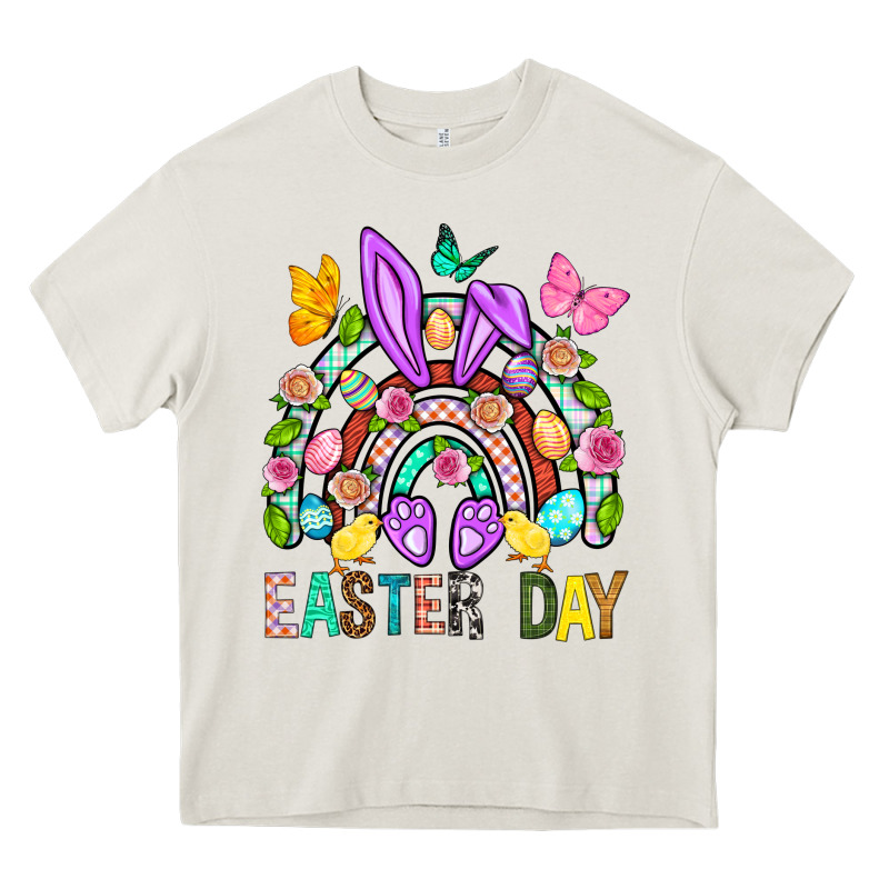 Easter Day Rainbow Heavy Core Tee by BundleAndBundleShop | Teevron