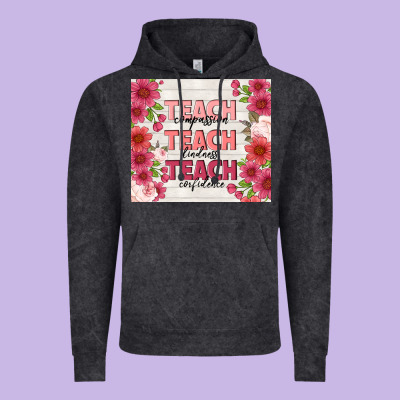 Teacher Life Vintage Hoodie Designed By Tumblerdesignbyshophia