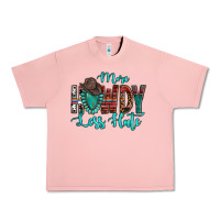 Salmon Western More Howdy Less Hate Cowboy Hat Gemstone Urban Heavy Tee - HowdyJamesFarm