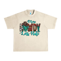 Sandshell Western More Howdy Less Hate Cowboy Hat Gemstone Urban Heavy Tee - HowdyJamesFarm