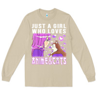Mushroom anime cat anime stuff Long Sleeve Tee - lanVoArt
