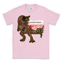 Bubblegum Pink DADDY SAURUS REX Classic Tee - Bettercallsaul