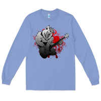 Colony Blue Guitar Player Gift Guitarist Guitar Long Sleeve Tee - lanVoArt
