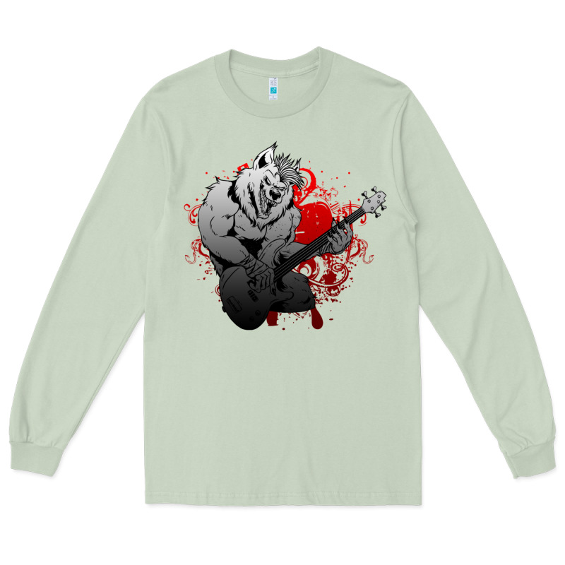 Guitar Player Gift Guitarist Guitar Long Sleeve Tee by lanVoArt | Teevron