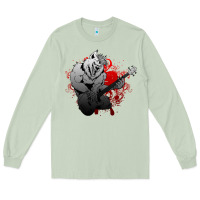 Matcha Guitar Player Gift Guitarist Guitar Long Sleeve Tee - lanVoArt