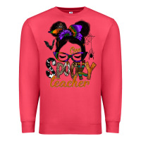 Cardinal one spooky teacher Premium Sweatshirt - SublimationCraftShop