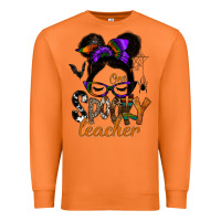 Carrot one spooky teacher Premium Sweatshirt - SublimationCraftShop