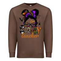 Chestnut one spooky teacher Premium Sweatshirt - SublimationCraftShop