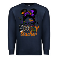 Navy one spooky teacher Premium Sweatshirt - SublimationCraftShop