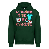 Forest Green nursing is my cardio Urban Hoodie - BarkalooDesign