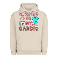 Pigment French Oak nursing is my cardio Urban Hoodie - BarkalooDesign