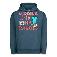 Pigment Midnight Navy nursing is my cardio Urban Hoodie - BarkalooDesign