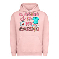 Pigment Salmon nursing is my cardio Urban Hoodie - BarkalooDesign