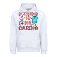 White nursing is my cardio Urban Hoodie - BarkalooDesign