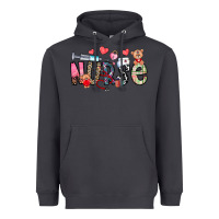 Smoke Nurse Valentines Day Heavyweight Hoodie - CowhideDigitalArt