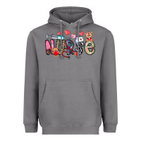 Storm Nurse Valentines Day Heavyweight Hoodie - CowhideDigitalArt