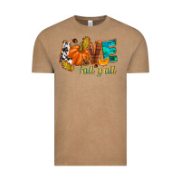 Vintage Coffee Love Fall y'all Vintage Tee - NancyCooperArtShop