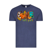 Vintage Denim Love Fall y'all Vintage Tee - NancyCooperArtShop