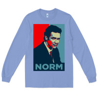 Colony Blue norm macdonald political poster Long Sleeve Tee - lanVoArt