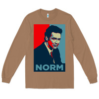 Toasted Coconut norm macdonald political poster Long Sleeve Tee - lanVoArt