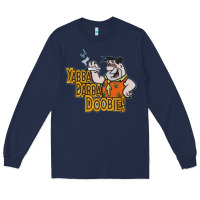 Navy yabba dabba doobie! Long Sleeve Tee - lanVoArt