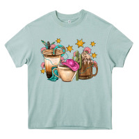 Arona Western Cowgirl Coffee Cup Bbs Heavy Core Tee - BundleAndBundleShop