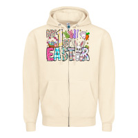 Sandshell My 1st Easter Zipper Hoodie - CowhideDigitalArt