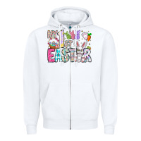 White My 1st Easter Zipper Hoodie - CowhideDigitalArt