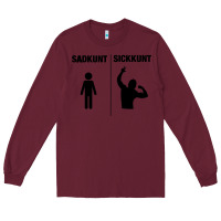 Burgundy zyzz sadkunt sickkunt gym bodybuilding motivational aesthetic veni vid Long Sleeve Tee - lanVoArt