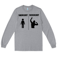 Heather Grey zyzz sadkunt sickkunt gym bodybuilding motivational aesthetic veni vid Long Sleeve Tee - lanVoArt