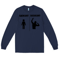 Navy zyzz sadkunt sickkunt gym bodybuilding motivational aesthetic veni vid Long Sleeve Tee - lanVoArt