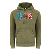 Vintage Olive USA 4th of july Vintage Hoodie - HowdyJamesFarm