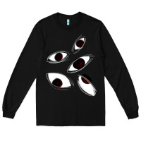 Black weirdcore staring Long Sleeve Tee - lanVoArt