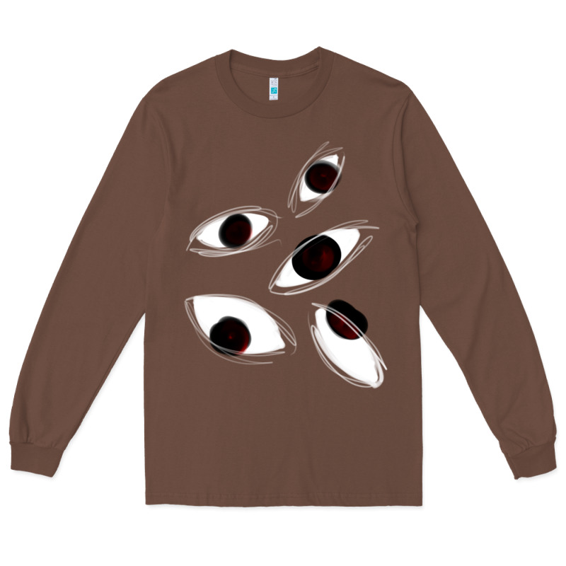 Weirdcore Staring Long Sleeve Tee by lanVoArt | Teevron