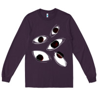 Plum weirdcore staring Long Sleeve Tee - lanVoArt