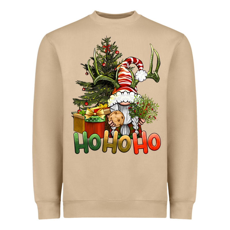 Ho Ho Ho Christmas Gnome Heavyweight Sweatshirt by BundleAndBundleShop | Teevron