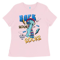 Bubblegum Pink rock your Ladies Tee - Artiststas