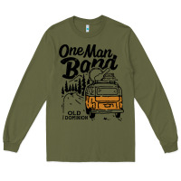 Army Green old dominion one man Long Sleeve Tee - lanVoArt