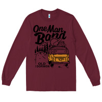 Burgundy old dominion one man Long Sleeve Tee - lanVoArt