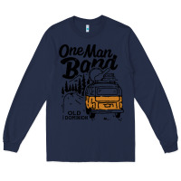 Navy old dominion one man Long Sleeve Tee - lanVoArt